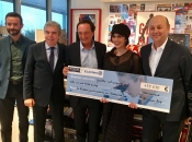 Remise du chèque de l’opération « Une orchidée pour la mémoire 2017 »