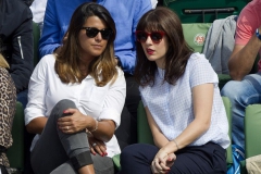 Nolwenn spectatrice à Roland Garros